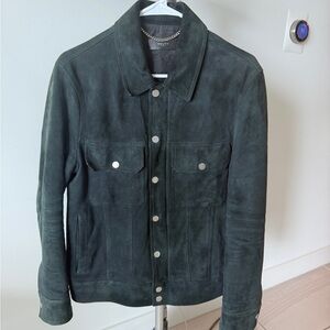 Men's black Suede Jacket